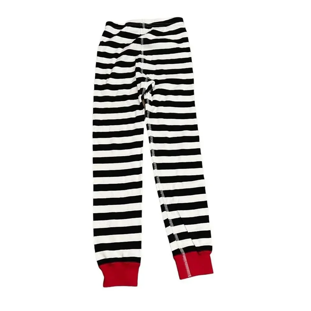 Hanna Andersson Disney Mickey Mouse 2 Piece Pajama Sleep Set Size 120 / 6-7